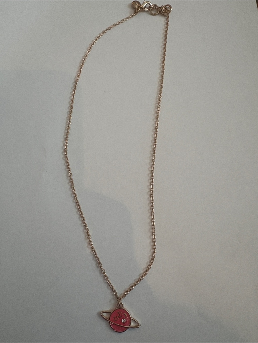Crewcuts Saturn space necklace